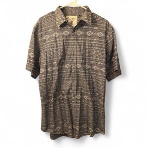 Juniors Aztec button down xl